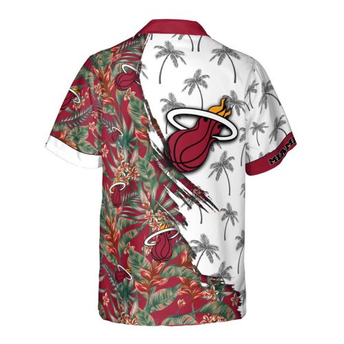 Miami Heat 3D Button 3D Button Hawaiian Shirt Gift for Men Dad Father Gift for Men Dad Father V20