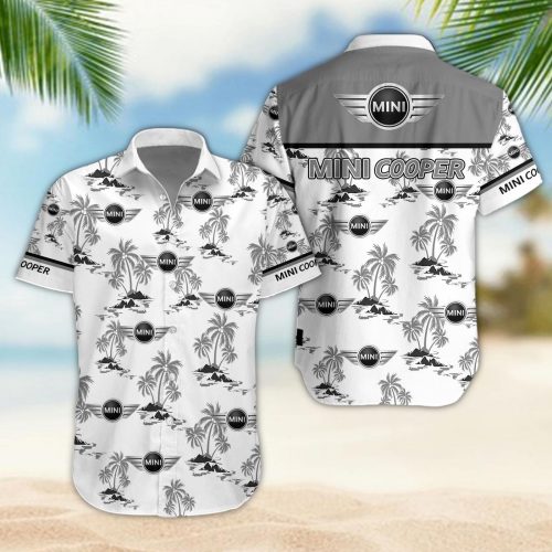 Mini cooper 3D Button 3D Button Hawaiian Shirt Gift for Men Dad Father Gift for Men Dad Father