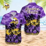 Minnesota Vikings 3D Button 3D Button Hawaiian Shirt Gift for Men Dad Father Gift for Men Dad Father
