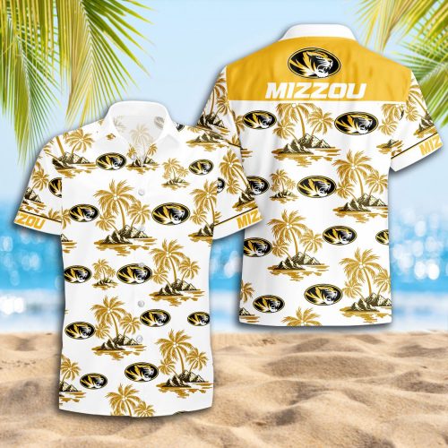 Missouri Tigers 3D Button Hawaii Shirt Gift for Men Dad Father
