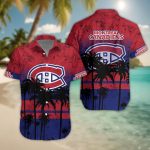 Montreal Canadiens 3D Button Hawaii Shirt Gift for Men Dad Father
