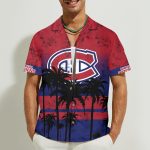 Montreal Canadiens 3D Button Hawaii Shirt Gift for Men Dad Father