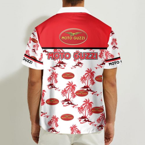 Moto-Guzzi 3D Button 3D Button Hawaiian Shirt Gift for Men Dad Father Gift for Men Dad Father