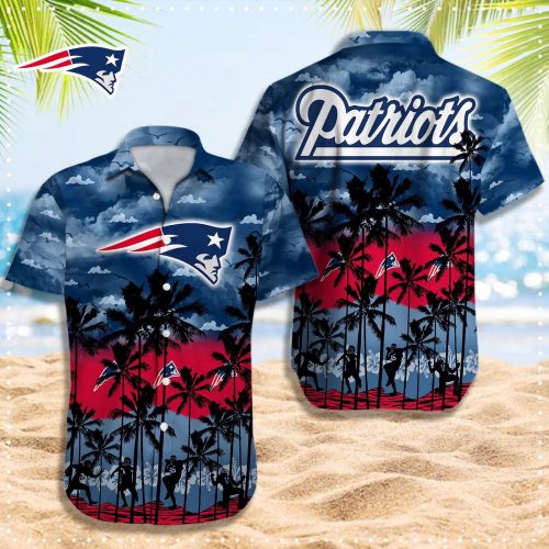 New England Patriots 3D Button 3D Button Hawaiian Shirt Gift for Men Dad Father Gift for Men Dad Father