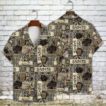 New Orleans Saints 2023 AOP 3D Button 3D Button Hawaiian Shirt Gift for Men Dad Father Gift for Men Dad Father V12