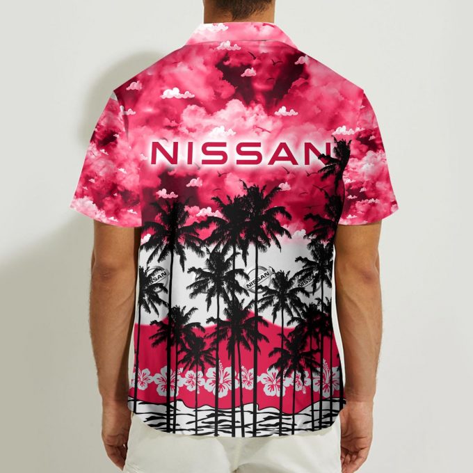 Nissan 3D Button Hawaii Shirt Gift for Men Dad Father