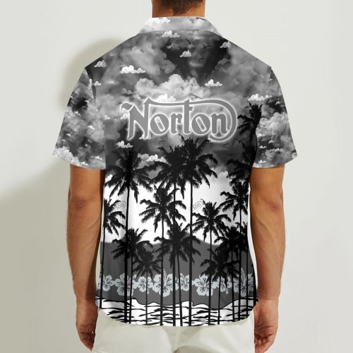 Norton 3D Button Hawaii Shirt Gift for Men Dad Father