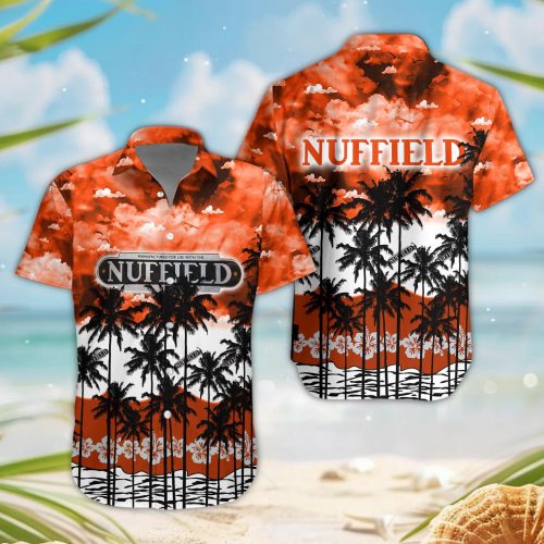 Nuffield 3D Button Hawaii Shirt Gift for Men Dad Father