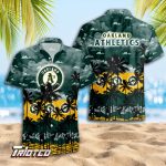 Oakland Athletics 3D Button 3D Button Hawaiian Shirt Gift for Men Dad Father Gift for Men Dad Father Trending Summer.