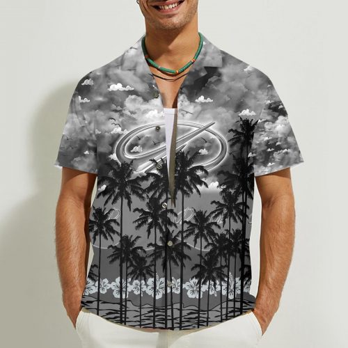 Oldsmobile 3D Button Hawaii Shirt Gift for Men Dad Father