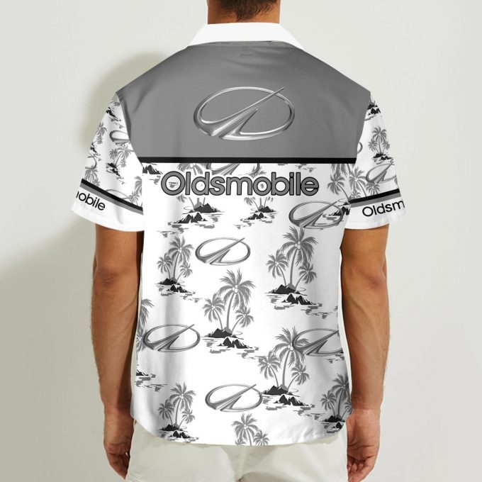 Oldsmobile 3D Button 3D Button Hawaiian Shirt Gift for Men Dad Father Gift for Men Dad Father