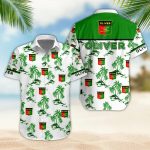 Oliver Tractor 3D Button 3D Button Hawaiian Shirt Gift for Men Dad Father Gift for Men Dad Father