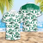 Oregon Ducks 3D Button Hawaii Shirt Gift for Men Dad Father