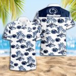 Penn State Nittany Lions 3D Button Hawaii Shirt Gift for Men Dad Father