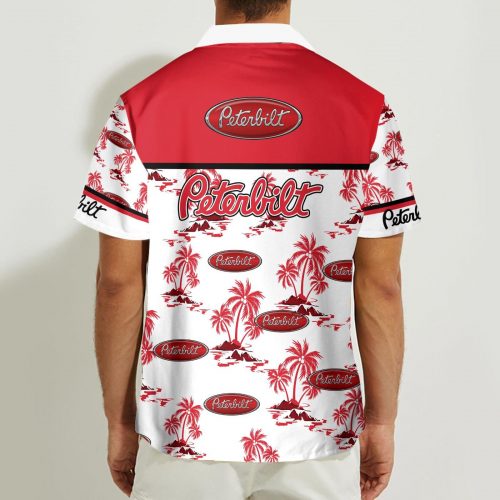 Peterbilt 3D Button 3D Button Hawaiian Shirt Gift for Men Dad Father Gift for Men Dad Father