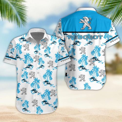 Peugeot 3D Button 3D Button Hawaiian Shirt Gift for Men Dad Father Gift for Men Dad Father
