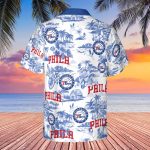 Philadelphia 76ers 3D Button 3D Button Hawaiian Shirt Gift for Men Dad Father Gift for Men Dad Father V39