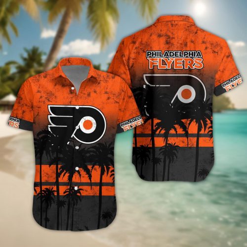 Philadelphia Flyers 3D Button Hawaii Shirt Gift for Men Dad Father