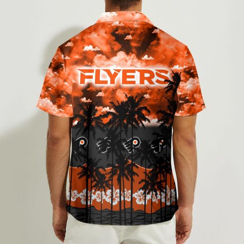 Philadelphia Flyers 3D Button 3D Button Hawaiian Shirt Gift for Men Dad Father Gift for Men Dad Father