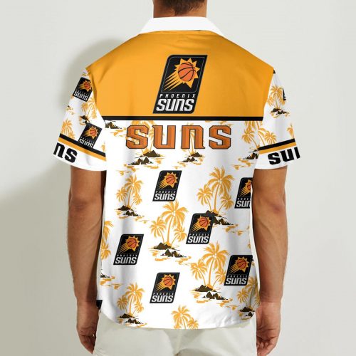 Phoenix Suns 3D Button Hawaii Shirt Gift for Men Dad Father