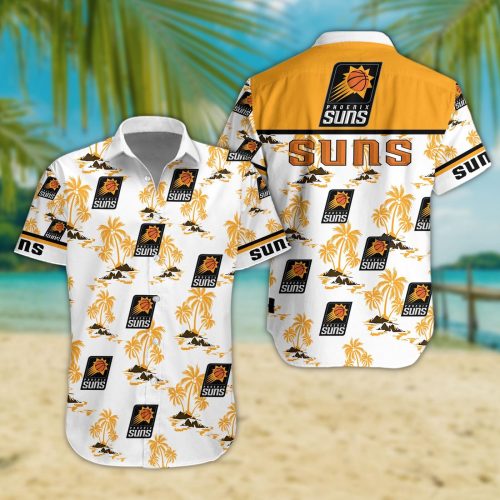 Phoenix Suns 3D Button Hawaii Shirt Gift for Men Dad Father