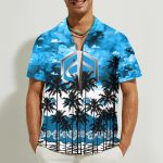 Piaggio 3D Button Hawaii Shirt Gift for Men Dad Father