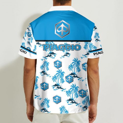 Piaggio 3D Button 3D Button Hawaiian Shirt Gift for Men Dad Father Gift for Men Dad Father