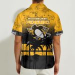 Pittsburgh Penguins 3D Button Hawaii Shirt Gift for Men Dad Father