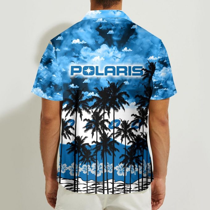 Polaris 3D Button Hawaii Shirt Gift for Men Dad Father
