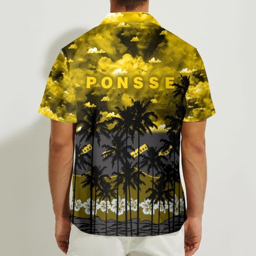 Ponsse 3D Button Hawaii Shirt Gift for Men Dad Father