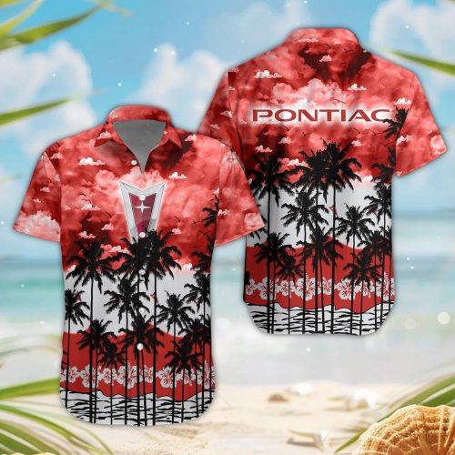 Pontiac 3D Button Hawaii Shirt Gift for Men Dad Father