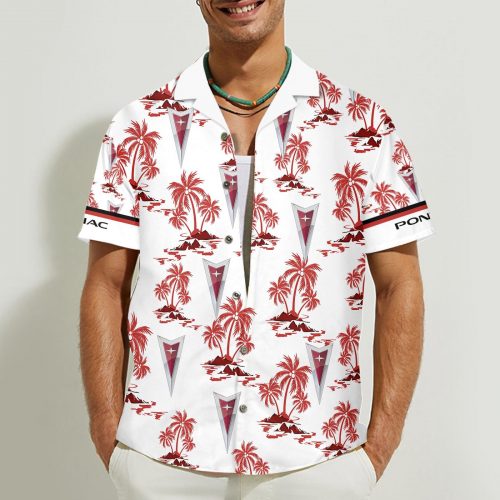 Pontiac 3D Button 3D Button Hawaiian Shirt Gift for Men Dad Father Gift for Men Dad Father