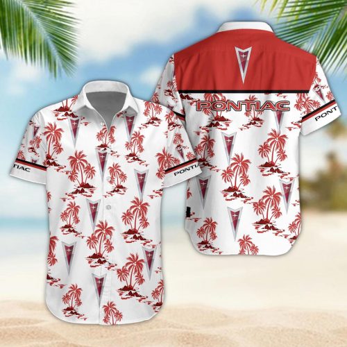 Pontiac 3D Button 3D Button Hawaiian Shirt Gift for Men Dad Father Gift for Men Dad Father
