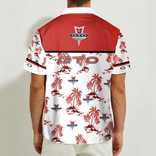 Pontiac GTO 3D Button 3D Button Hawaiian Shirt Gift for Men Dad Father Gift for Men Dad Father