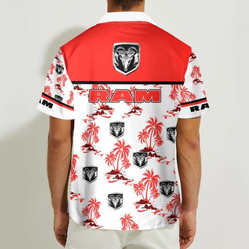 Ram truck 3D Button 3D Button Hawaiian Shirt Gift for Men Dad Father Gift for Men Dad Father