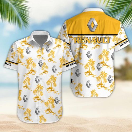Renault 3D Button 3D Button Hawaiian Shirt Gift for Men Dad Father Gift for Men Dad Father