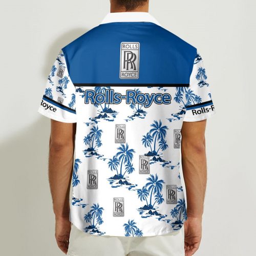 Rolls Royce 3D Button 3D Button Hawaiian Shirt Gift for Men Dad Father Gift for Men Dad Father