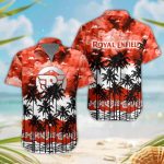 Royal Enfield 3D Button Hawaii Shirt Gift for Men Dad Father