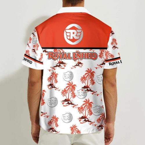 Royal Enfield 3D Button 3D Button Hawaiian Shirt Gift for Men Dad Father Gift for Men Dad Father