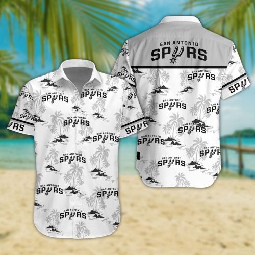 San Antonio Spurs 3D Button Hawaii Shirt Gift for Men Dad Father