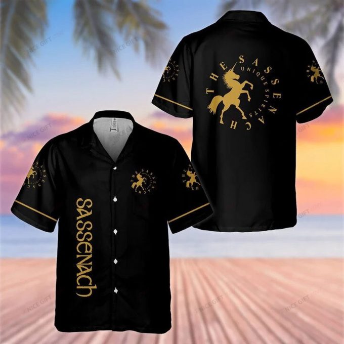 Sassenach 3D Button 3D Button Hawaiian Shirt Gift for Men Dad Father Gift for Men Dad Father 3HS-Z1Q5