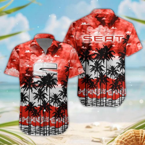 Seat 3D Button Hawaii Shirt Gift for Men Dad Father