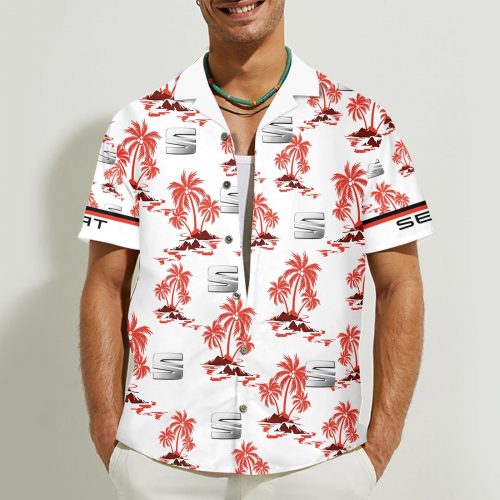 Seat 3D Button 3D Button Hawaiian Shirt Gift for Men Dad Father Gift for Men Dad Father