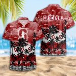 Stanford Cardinal 3D Button 3D Button Hawaiian Shirt Gift for Men Dad Father Gift for Men Dad Father Trending Summer