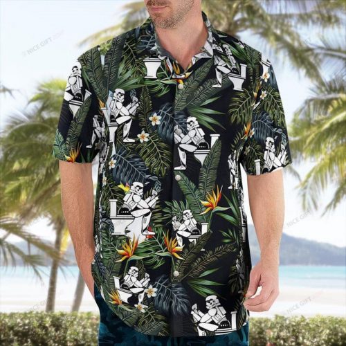Star Wars Stormtroopers Hawaiian 3D Shirt 3HS-B9I0