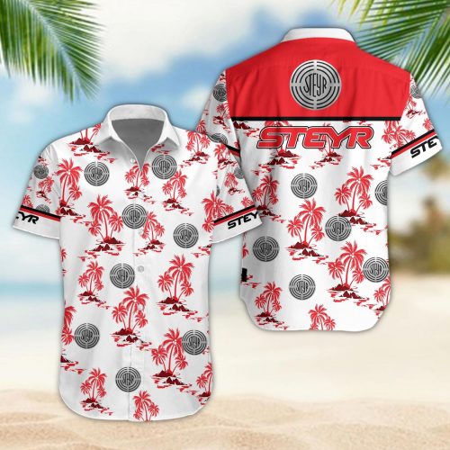 Steyr 3D Button 3D Button Hawaiian Shirt Gift for Men Dad Father Gift for Men Dad Father