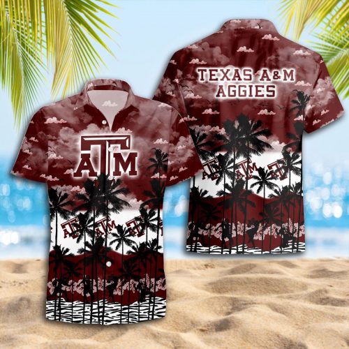 Texas A&M 3D Button 3D Button Hawaiian Shirt Gift for Men Dad Father Gift for Men Dad Father Trending Summer
