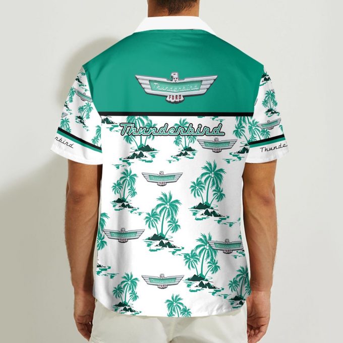 Thunderbird 3D Button 3D Button Hawaiian Shirt Gift for Men Dad Father Gift for Men Dad Father