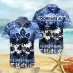 Toronto Maple Leafs 3D Button 3D Button Hawaiian Shirt Gift for Men Dad Father Gift for Men Dad Father