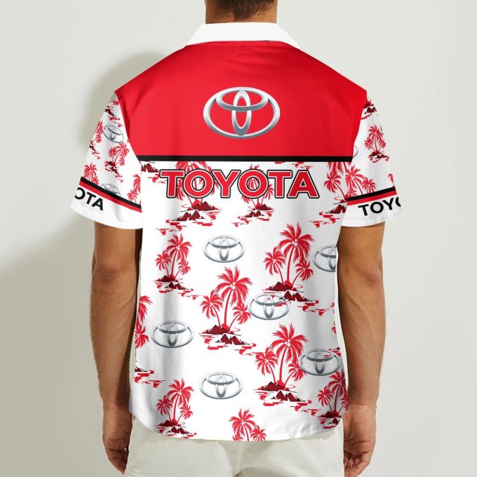 Toyota 3D Button 3D Button Hawaiian Shirt Gift for Men Dad Father Gift for Men Dad Father